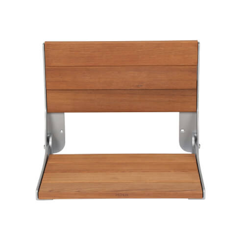 DN7110 Moen DN7110 Teak Folding Shower Seat (Stainless Steel)