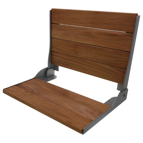 Main product image of Teak Folding Shower Seat (Aluminum), DN7110