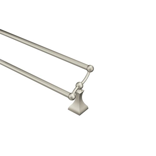 Main product image of Retreat Brushed Nickel 24" Double Towel Bar, DN8322BN