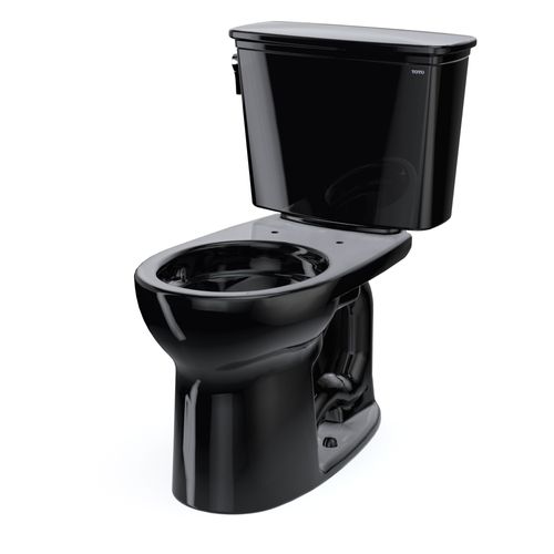 Main product image of CST785CEF#51 Drake Transitional 2-Piece Round 1.28 GPF Universal Height Tornado Flush Toilet (Ebony)
