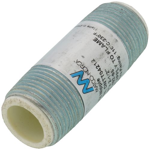 Main product image of 3/4" x 4" Galvanized Steel Dielectric Nipple w/ Pex Insulator