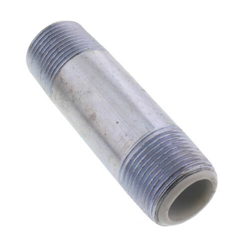 Main product image of 1" x 4" Galvanized Steel Dielectric Nipple w/ Pex Insulator