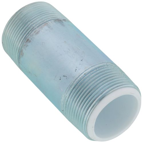 Main product image of 1-1/2" x 4" Galvanized Steel Dielectric Nipple w/ Pex Insulator