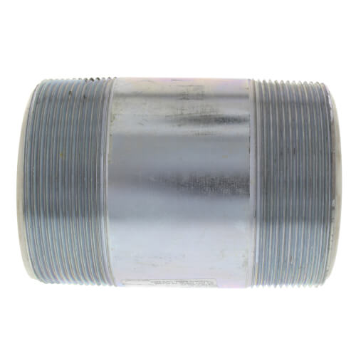 Main product image of 4" x 6" Galvanized Steel Dielectric Nipple w/ Pex Insulator