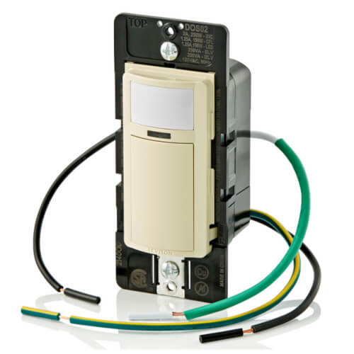 Main product image of Decora 180-Degree Wall Switch Occupancy Motion Sensor, Auto-On, 900 Sq. Ft. - Ivory