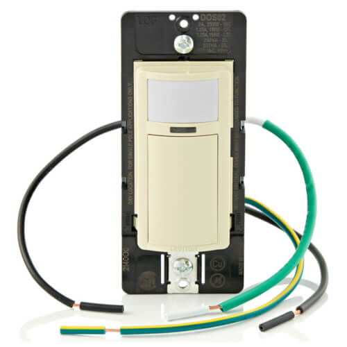 Main product image of Decora 180-Degree Wall Switch Occupancy Motion Sensor, Auto-On, 900 Sq. Ft. - Ivory