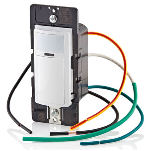 DOS051LZ Leviton DOS051LZ Decora 180° Wall Switch Occupancy