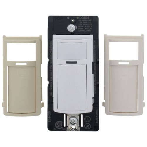 Main product image of Decora 180-Degree Wall Switch Occupancy Motion Sensor, Auto-On - White, Ivory, Light Almond