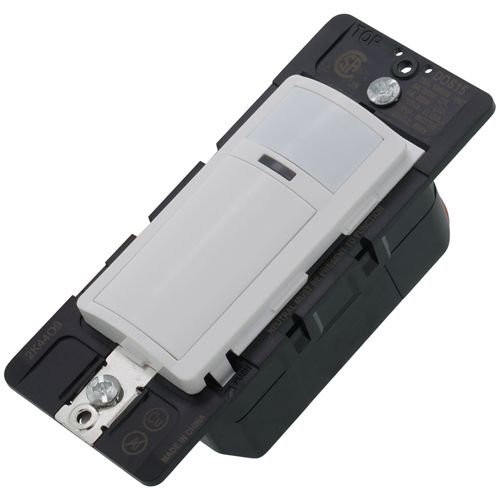 Main product image of Decora 180-Degree Wall Occupancy Sensor, Auto-On, 900 Sq. Ft. 1 Pole, Multi-Way/Sensor, White, Ivory, Light Almond