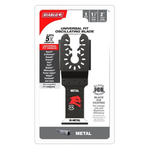 Main product image of 1-1/4" Steel Demon Universal Fit Bi-Metal Oscillating Blade for Metal (10-Pack)