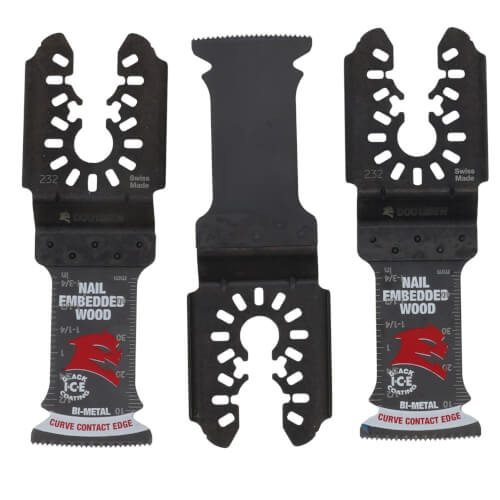 Main product image of 1-1/4" Universal Fit Bi-Metal Oscillating Blades for Nail-Embedded Wood (3 PK)