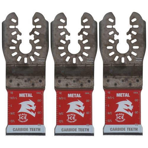 Main product image of 1-1/4" AMPED Steel Demon Universal Fit Carbide Teeth Oscillating Blade for Metal (3-Pack)