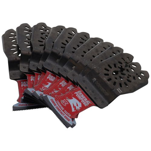 Main product image of 1-1/4" AMPED Demo Demon Universal Fit Carbide Teeth Oscillating Blade for General Purpose Cuts (10-Pack)