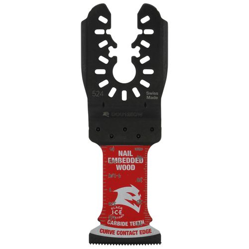 Main product image of 1-1/4" AMPED Demo Demon Carbide Teeth Oscillating Blade for Nail-Embedded Wood (10-Pack)