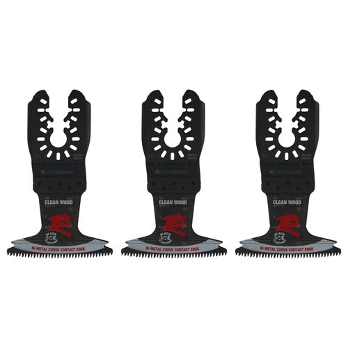 Main product image of 2-1/2" Demo Demon Universal Fit Bi-Metal Oscillating Blade for Clean Wood (3-Pack)