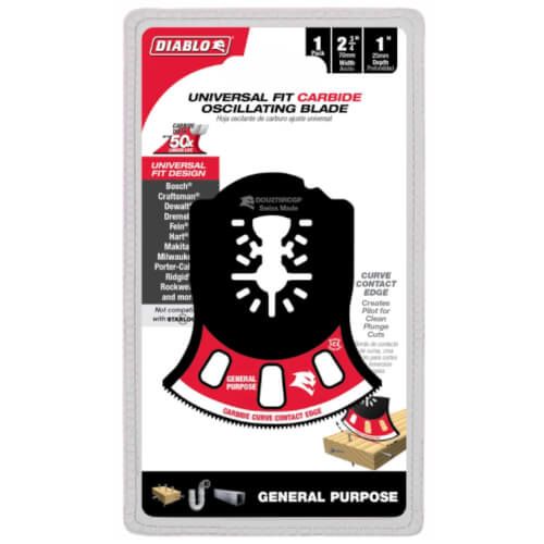 Main product image of 2-3/4" Universal Fit Carbide Oscillating Blade for General Purpose Cuts