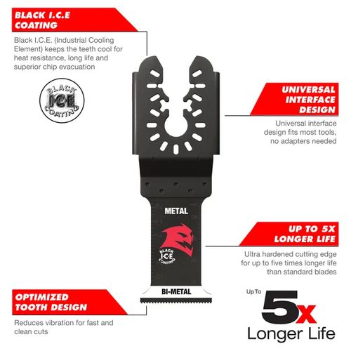 Main product image of Universal Fit Bi-Metal Oscillating Blade Set (3-Piece)