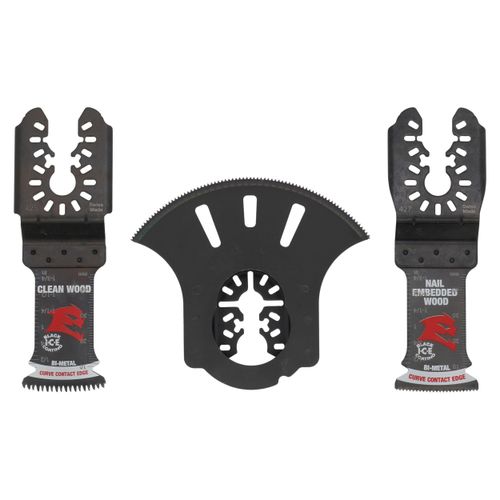 Main product image of Universal Fit Bi-Metal Oscillating Blade Set (3-Piece)