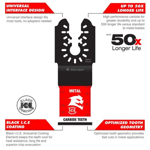 Main product image of Universal Fit Carbide Oscillating Blade Set (3-Piece)