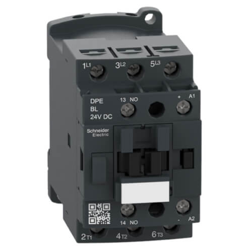 Main product image of 3 Pole Easy TeSys DPE IEC Contactor (10HP, 25A, 24 VDC, 480V)
