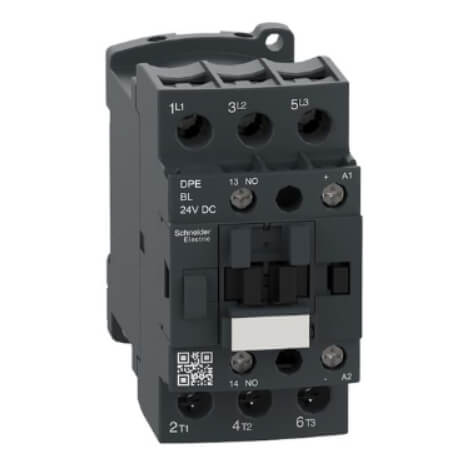 Main product image of 3 Pole Easy TeSys DPE IEC Non-Reversing Contactor (20HP, 38A, 480 VAC, 24V)