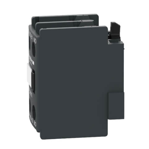 Main product image of Easy TeSys DPE Auxiliary Contact Block, 1NO/1NC w/ Screw Clamp Terminals & Push Button