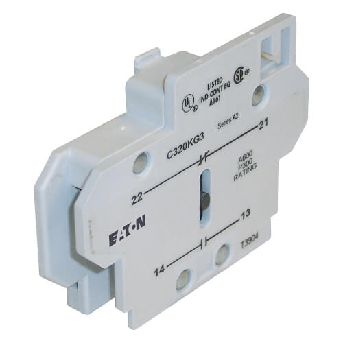 Main product image of Eaton 1NO/1NC Replacement Auxiliary Contact, 15-75 Amp
