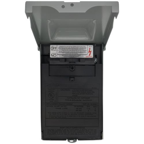 Main product image of 60A Fused A/C Disconnect w/ Top Open (120/240V)