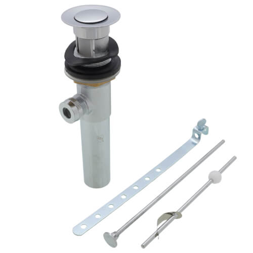 DR3B Bluefin DR3B 8" Chrome Plated Brass PopUp Assembly