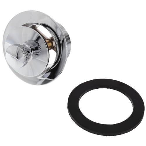 Main product image of 1-1/2" Chrome Plated Lift & Turn Bath Drain (Zinc Body)