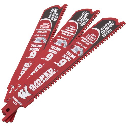 Main product image of 6" Steel Demon Amped Carbide Blades for Thick Metal Cutting (3 PK)