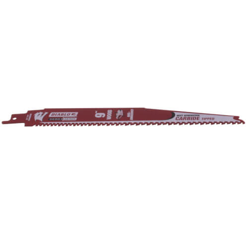 Main product image of 9" Demo Demon Carbide-Tipped Reciprocating Blade for Nail-Embedded Wood (3 PK)