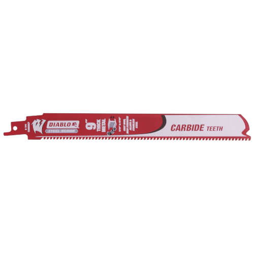 Main product image of 9" Steel Demon Carbide-Tipped Reciprocating Blades for Thick Metal Cutting (3 PK)
