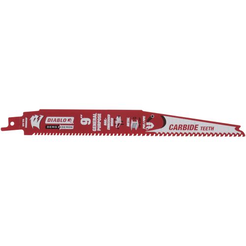 Main product image of 9" Demo Demon Carbide General Purpose Reciprocating Blade (3 PK)