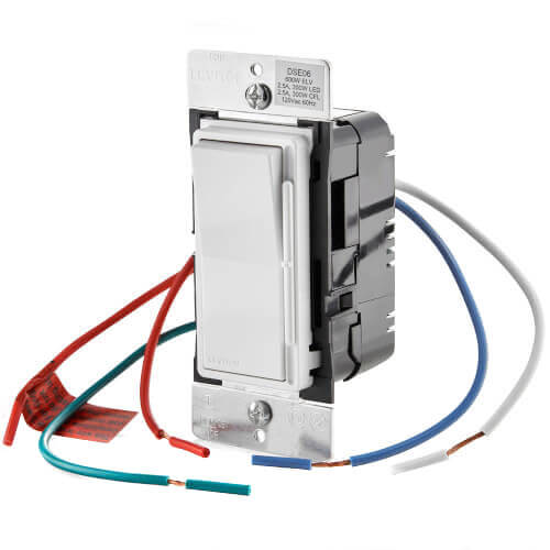Main product image of Decora Electronic Low Voltage, dimmable LED and CFL Rocker-Slide Dimmer (120V)