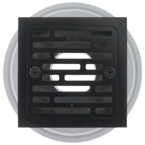 Main product image of 4" Tile-in Square Shower Drain (Matte Black), DT062412-BL