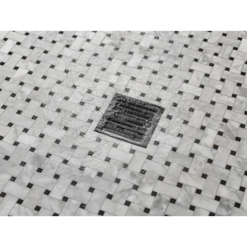 Main product image of 4" Tile-in Square Shower Drain (Matte Black), DT062412-BL