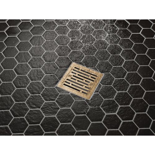 Main product image of 4" Tile-in Square Shower Drain (Champagne Bronze), DT062412-CZ