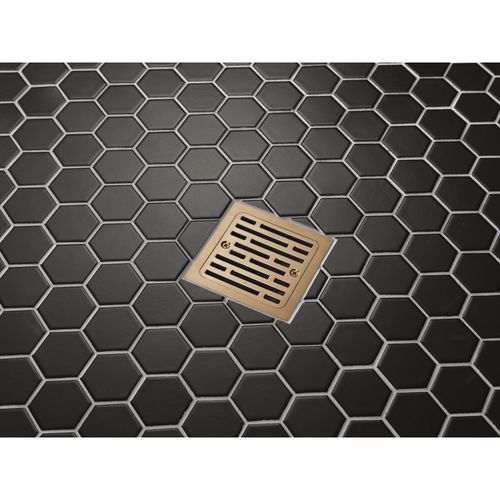 Main product image of 4" Tile-in Square Shower Drain (Champagne Bronze), DT062412-CZ