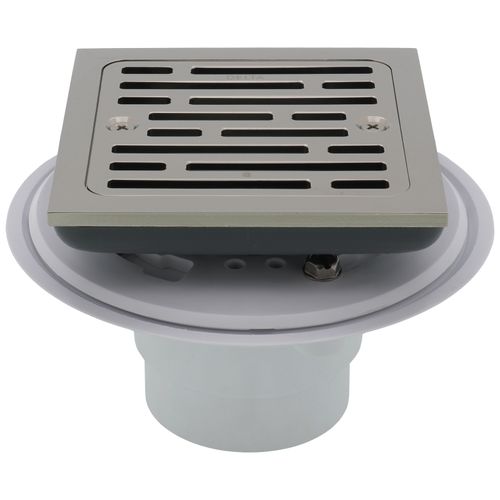 Main product image of 4" Tile-In Square Shower Drain (Polished Nickel), DT062412-PN
