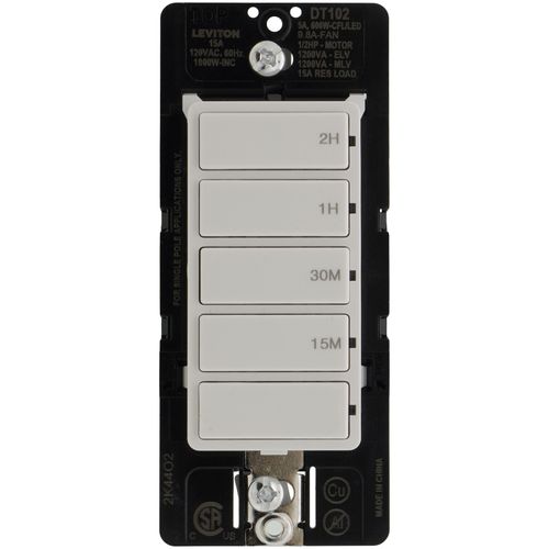 Main product image of Decora In-Wall 2-Hour Countdown Timer Switch - White (120V)