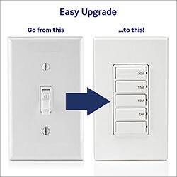 Main product image of Decora In-Wall 5-10-15-30-Minute Countdown Timer Switch, 1/2 HP