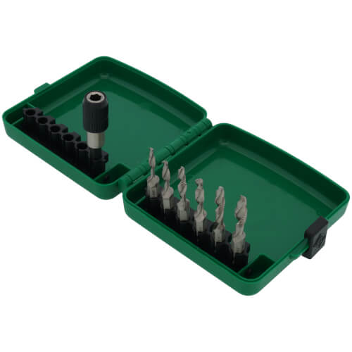 DTAPKIT Greenlee DTAPKIT 6Piece Combination Drill/Tap Tool Kit, 632 to 1/420