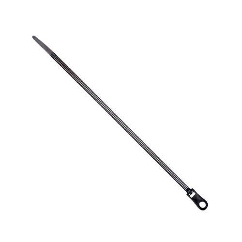 Main product image of 8" UV Black Mounting Hole Cable Tie (100 Pack)