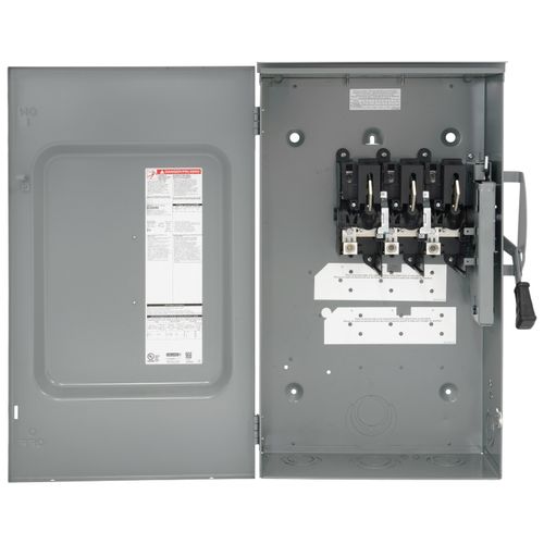 Main product image of 400A Non-Fused General Duty Safety Switch, 3 Pole, NEMA 3R Enclosure (240VAC)