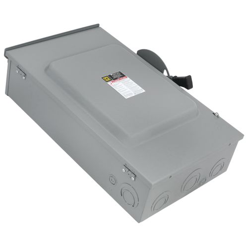 Main product image of 400A Non-Fused General Duty Safety Switch, 3 Pole, NEMA 3R Enclosure (240VAC)