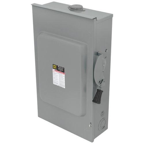 Main product image of 400A Non-Fused General Duty Safety Switch, 3 Pole, NEMA 3R Enclosure (240VAC)