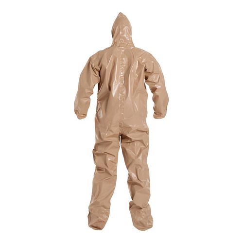 Main product image of Tychem 5000 C3122T Disposable Chemical Resistant Coveralls w/ Zipper Closure, Tan, 4XL (Pack of 6)