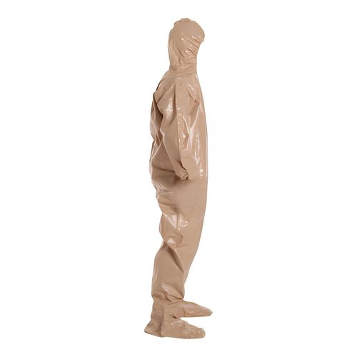 Main product image of Tychem 5000 C3122T Disposable Chemical Resistant Coveralls w/ Zipper Closure, Tan, Medium (Pack of 6)