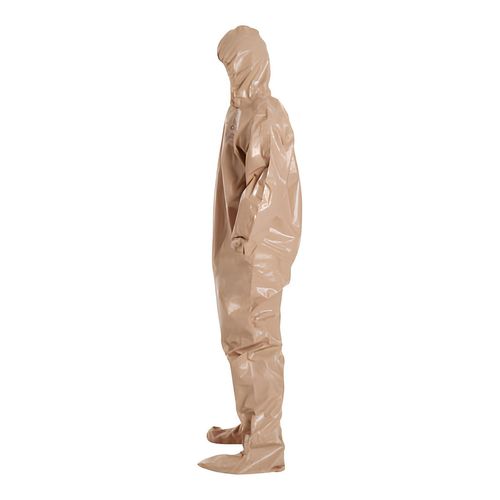 Main product image of Tychem 5000 C3122T Disposable Chemical Resistant Coveralls w/ Zipper Closure, Tan, Medium (Pack of 6)